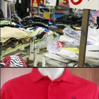 Camisa polo vermelha